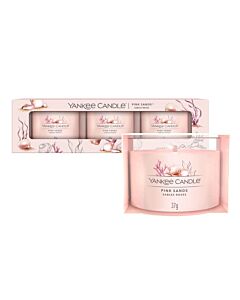 Yankee Candle - 3 Filled Votive Candles - Pink Sands